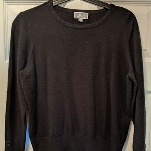 Simple classic black sweater
